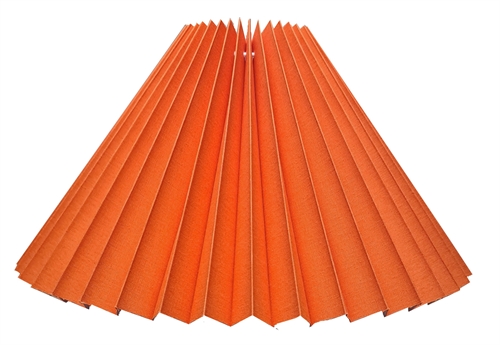 plissé 7x18x26 LNF orange bomuld med stativ